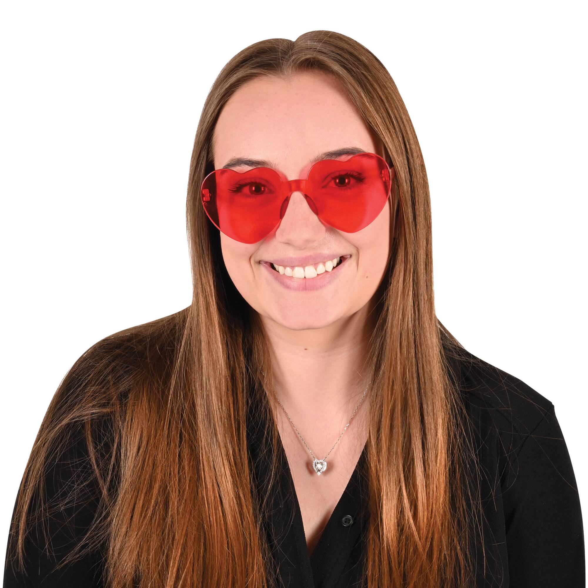 Beistle Red Heart Glasses, 2ct.